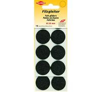 Kleiber Felt Gliders 28mm Black, 18 x 8 x 1 cm
