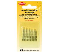Kleiber Hand Sewing Needles Half Length, Steel, Silver - 31, 33, 35 mm