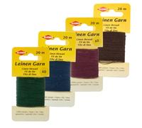 Kleiber Heritage & Outdoor Linen Thread Set (4-Pack) - Green, Navy, Burgundy & Brown - Heavy Duty Gear Repair.