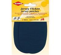Kleiber Iron-On Jersey Patches, Stretchy Elastic Clothing Repair & Mending Material for Tracksuits, Jogging Bottoms and Sportswear, 8.5 x 13 cm, Pack of 2