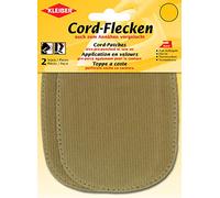 Kleiber Iron-on or sew on elbow and knee patches, Beige, 2 per pack