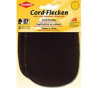 Kleiber Iron-on or sew on elbow and knee patches, Brown, 2 per pack