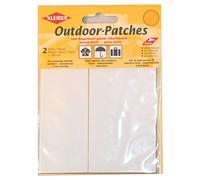 Kleiber Pack of 2 Nylon Self Adhesive Repair Patches-11.5cm x 6.8cm-White, One Size
