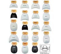 Kleiber Raglan Shoulder Pads, 50% polyamide, Black, 16 x 11 x 5 cm