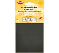 Kleiber Self Adhesive Imitation Leather Repair Patch, 10cm x 16cm Faux Leather Tape for Sofa, Car Seat, Furniture, Handbags, Jackets - Waterproof Peel and Stick Patch - Dark Brown (1 Piece)