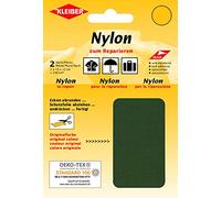 Kleiber Self Adhesive Waterproof Nylon Repair Patches, Olive Green, ca. 10 cm x 12 cm