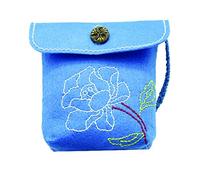 Kleiber Small Blue Rose Bag, DIY Kit, Felt
