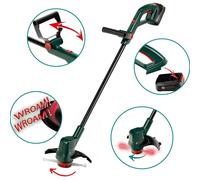 Theo Klein 2774 Bosch Trimmer "Easy Cut" | Child-friendly toy with sound and light functions | Battery-operated with a rotating, illuminated cutting head | Toy for children aged 3 and up