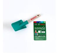 Theo Klein 2789 Bosch hand shovel, short I Square, robust hand shovel I Stable wooden handle I Dimensions: 22 cm x 6 cm x 2.5 cm I Toys for children aged 3 and over