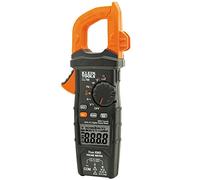 Digital Clamp Meter AC/DC Auto-Ranging 600 Amp, LoZ, Measures Voltage, Resistance, More Klein Tools CL700, Black/Orange