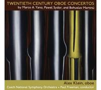 Klein:Czech Nso - Martinu, Sydor, Yano - Oboe Concertos