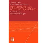 Klein - Partnerschaften von NGOs und Unternehmen - New paperback or so - X555z