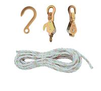 Klein Tools 1802-30 Block and Tackle with Anchor Hook Cat. No. 258