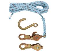 Klein Tools 1802-30SR Block and Tackle Spliced to Cat. No. 268 Block, Made in USA