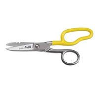 Klein Tools 21010-6-SEN Free-Fall Snip, Scraper, File, Serrated Blades, Made in USA