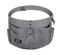 Klein Tools 21022 6-Pocket Tool Apron, Durable Duck Canvas with Riveted Seams, Adjustable 28-Inch to 46-Inch Length Work Belt, Removable Tape Measure Loop