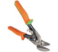 Klein Tools 2401R Right-Cutting Offset Snips, Aviation Tin Snips with Forged Blade for Precision Sheet Metal Cutting