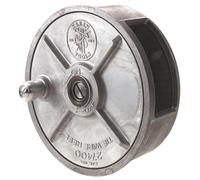 Klein Tools 27400 Tiewire Reel, Lightweight Aluminum, Left Handed and Right Handed with Rewind Knob