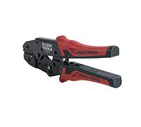 Crimper Tool, Ratcheting Insulated Terminal Wire Crimper for 10 to 22 AWG Wire and Copper Cable, Klein Tools 3005CR