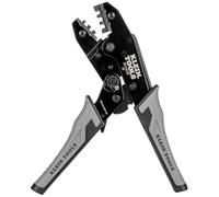 Klein Tools 3010CR MC4 Solar Ratcheting Crimper for 10-14 AWG Stranded Copper Wire PV Connectors
