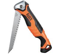 Klein Tools 31737 Folding Jab Saw/Drywall Hand Saw with Lockback at 180 and 125 Degrees and Tether Hole