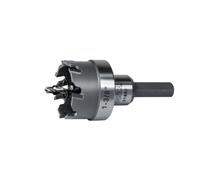 Klein Tools 31860 Heavy Duty Hole Cutter, 1-3/8-Inch Carbide Hole Cutter Cuts Stainless Steel, Mild Steel, Iron, and Copper