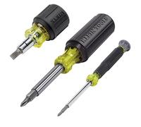 Klein Tools 32500SDKIT Multi-Bit Screwdriver and Nut Driver Set with Cushion-Grip Handles, Includes Stubby, 11-in-1, and 4-in-1 Electronics Drivers