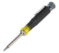 Klein Tools 32611P Mini Precision Screwdriver, 13-in-1 Magnetic Multi-Bit Pocket Driver with Nut Drivers, Phillips, Slotted, and Hex Tips