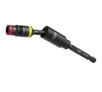 Klein Tools 32982 Impact Flip Socket Set with Swivel Adapter, 3-Piece, 25-Degree Swivel Head, 1/4 and 5/16-Inch Flip Socket, Impact-Rated
