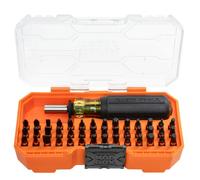 Klein Tools 33803 Proflex 42-Bit Impact Driver Bit Set with Modular Case, S2 Steel, Magnetic, Adjustable Screwdriver