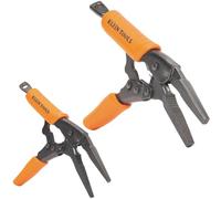 Klein Tools 38661 Locking Pliers Set, Long Nose 6-Inch and 9-Inch with Quick Release Handles, High Torque, Ideal for Tight Spaces, 2-Piece