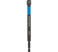 Klein Tools 38PNDC 3/8-Inch Magnetic Color-Coded Power Nut Setter, SAE, Impact-Rated Hex Nut Driver with 5-Inch Extended Reach Shaft