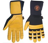 KLEIN TOOLS 40082 Work Gloves, Yellow, L