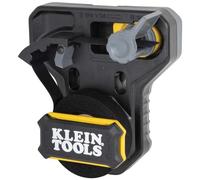 Klein Tools 450-900 Cable Management, Hook and Loop Dispenser with 12-Foot x 3/4-Inch Tape Roll, Cuts Custom Length Cable Tie Strips, Black