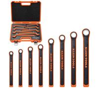 Klein Tools 47140INS Insulated Box End Wrench Set, 1000V Rated, ASTM F1505 Certified, Class 2 Glove Compatible, Premium Carrying Case