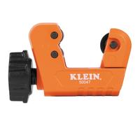 Klein Tools 50047 Mini Tubing Cutter, 1-1/8 Inch O.D. Cutting Capacity for Aluminum and Copper Tubing, Spare Blade Included