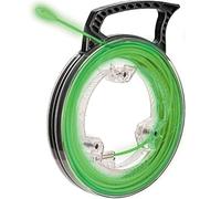 Klein Tools 50660 Glow in The Dark Fish Tape, Fiberglass with Nylon Tip and Stainless-Steel Connector for Fish Rod Attachments, 40-Foot