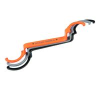 KLEIN TOOLS 50900R Conduit Lockout Wrench Set, Tighten and Loosen Locknuts in Tight Spaces, 1/2, 3/4 and 1-Inch, Offset Bends, 3-Piece