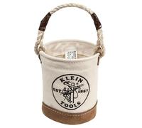 KLEIN TOOLS 5104MINI Mini Tool Bucket, Leather-Bottom