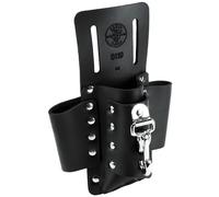 Klein Tools 5119 Tool Pouch, Multi Tool Holder with 4 Pockets and Knife Holder is Great for Electrician Gifts