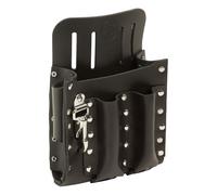 Klein Tools 5126 Leather Tool Pouch with Knife Snap, 5-Pocket