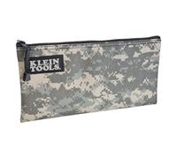 Klein Tools 5139C Zipper Bag, Camouflage Cordura Nylon Tool Pouch with Heavy-Duty Zipper Close, 12.5 x 7-Inch