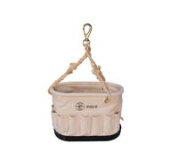 Klein Tools 5152S Oval Bucket, 6 Canvas with 41 Pockets