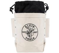 Klein Tools 5416TC Tool Bag, Top Closing Bolt Bag with 3-Inch Drawstring, Loa with Tunnel Connect, 5 x 10 x 9-Inch
