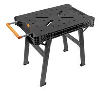 Klein Tools 54410MB MODbox Work Bench, Folding Work Table, Lightweight Portable Workstation, 1000-Pound Capacity, 39.25 x 23.75 x 30.9-Inch, Compatible with MODbox Rail System