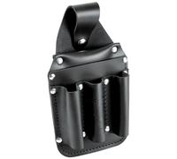 Klein Tools 5481 Tool Pouch, Back Pocket Electrician Tool Pouch made of Double Stitched and Riveted Leather, 6-Pocket, 5.75 x 2.5 x 10-Inch