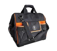 Klein Tools 55469 Tradesman Pro Wide-Open Tool Bag,Black/Orange