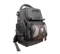 Klein Tools 55485 Tool Bag, Durable Electrician Backpack with 48 Pockets for Hand Tools, Waterproof Bottom, Removable Tool Carrier