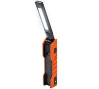 Klein Tools 56073 Foldable Handheld Work Light, 500-Lumen LED with 180-Degree Pivot and 270-Degree Rotation, USB-C Rechargeable Flashlight with Built-In Spotlight, Magnetic Base, IP54-Rated
