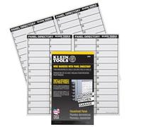 KLEIN TOOLS 56255 Wire Markers, Household Electric Panel w/Directory